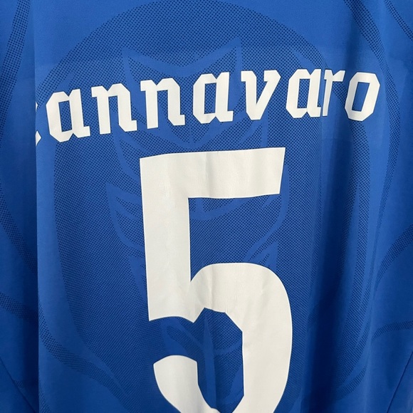 Italy Home Jersey- Fabio Cannavaro’s name and number - Picture 14 of 14